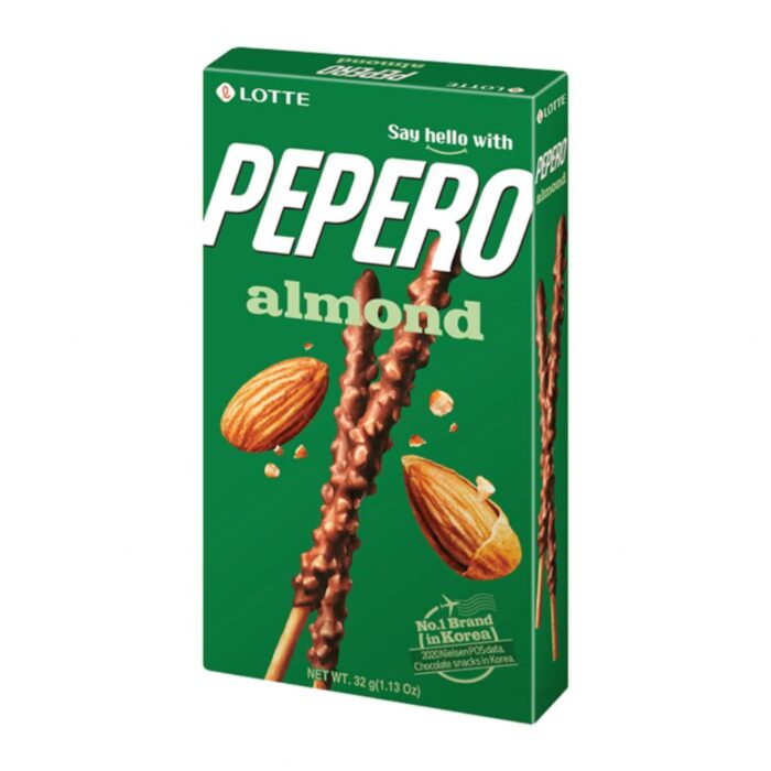 Pepero Almond & Chocolate Sticks 32gr - Image 1