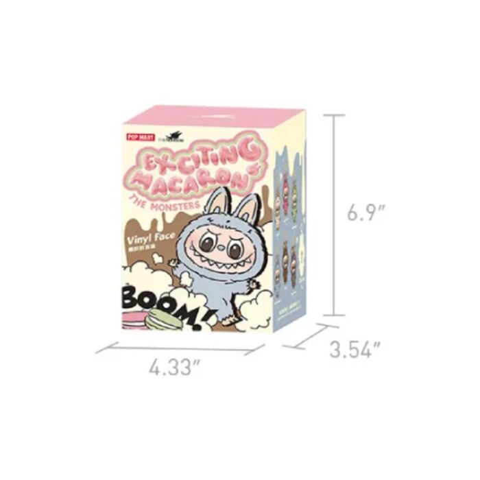 Pop Mart Exciting Macaron The Monster Μπρελόκ Labubu 17cm - Image 2