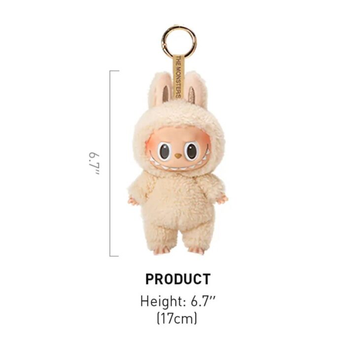 Pop Mart Exciting Macaron The Monster Μπρελόκ Labubu 17cm - Image 3