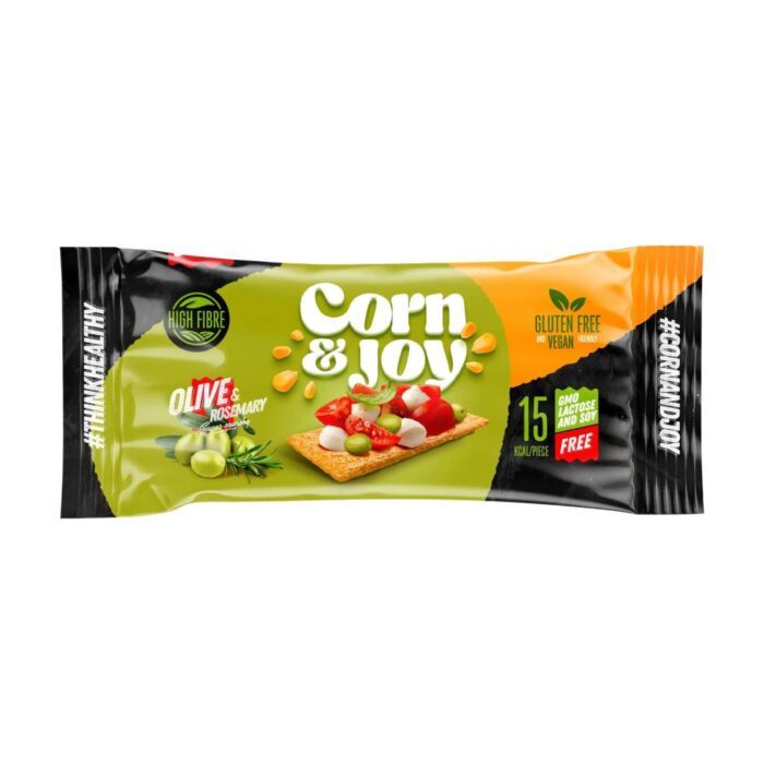 Corn & Joy Crackerbread Olive & Rosemary 20gr - Image 1