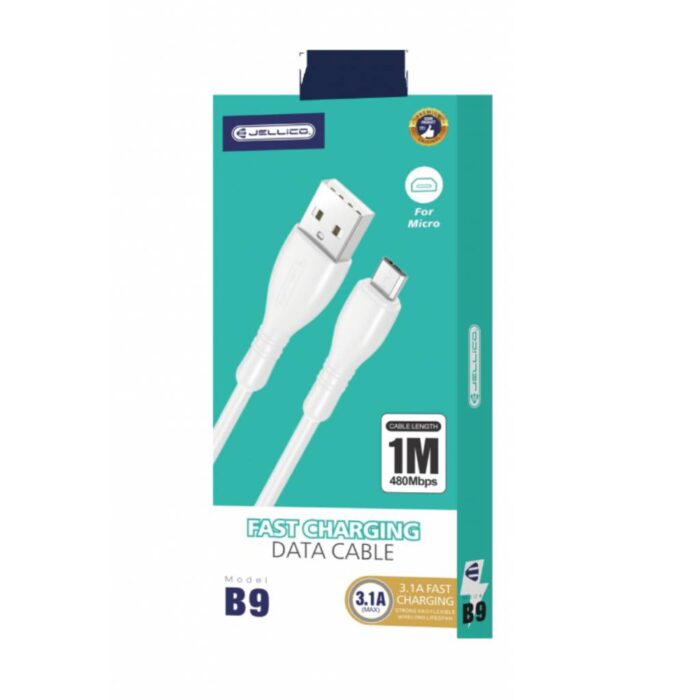 Καλώδιο Φόρτισης Δεδομένων Jellico B9 Data Cable Micro 1m - Image 1