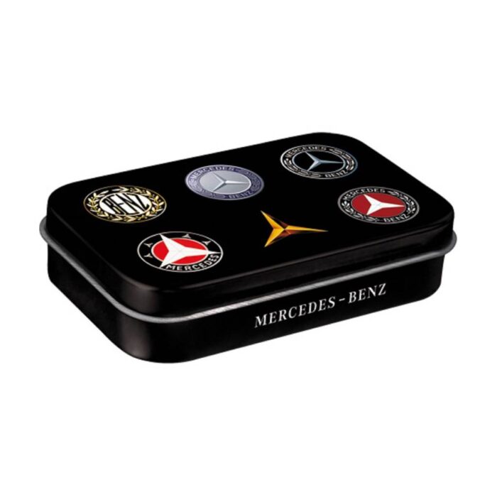 Nostalgic-Art XL Mercedes-Benz - Logo Evolution Mints 40gr - Image 1