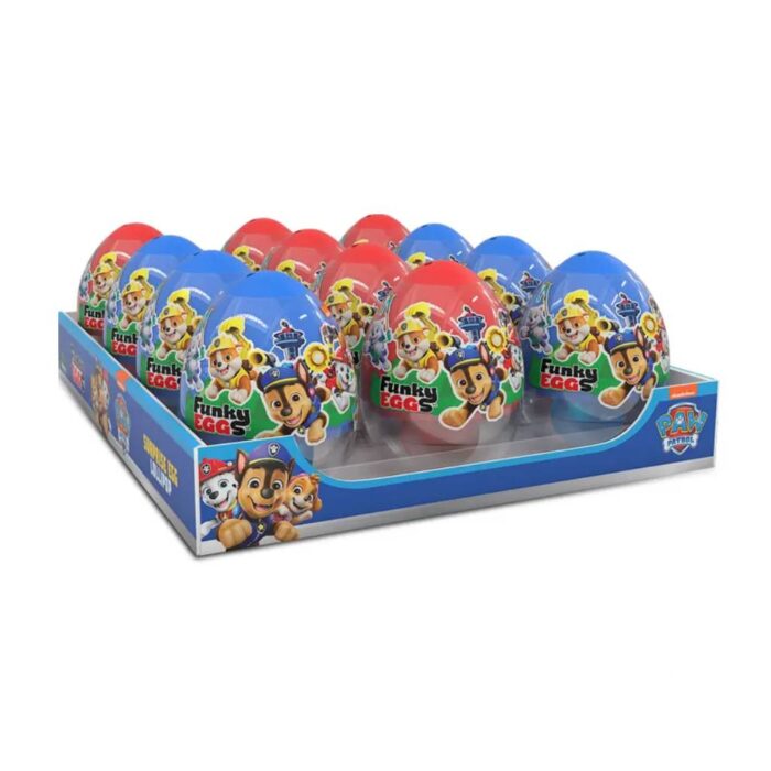 Paw Patrol Funky Eggs - Lollipop 10gr - Box 12τμχ - Image 4