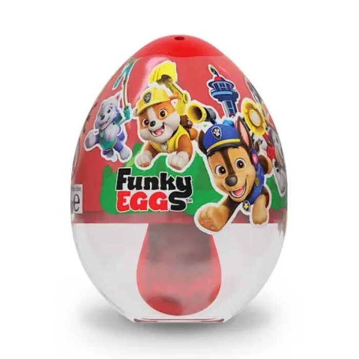 Paw Patrol Funky Eggs - Lollipop 10gr - Box 12τμχ - Image 1