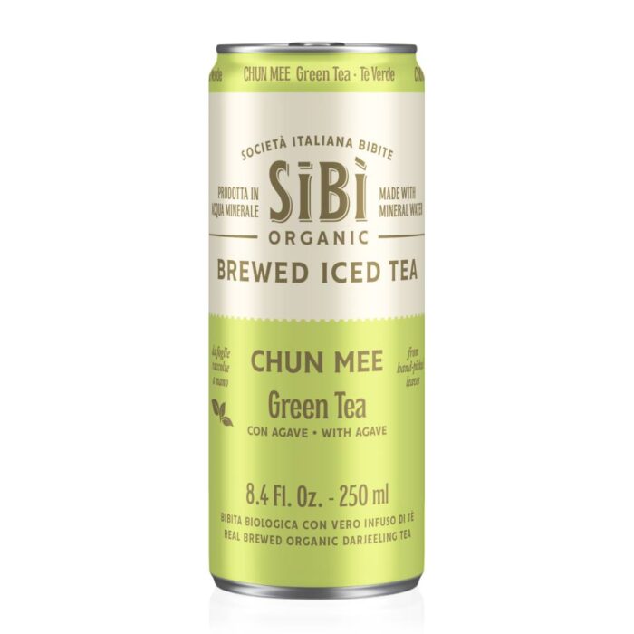 Sibi Green Tea Chun Mee & Agave Can 250ml - Box 12τμχ - Image 1