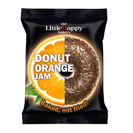 The Little Happy Donut Orange Jam 60gr - Box 18τμχ