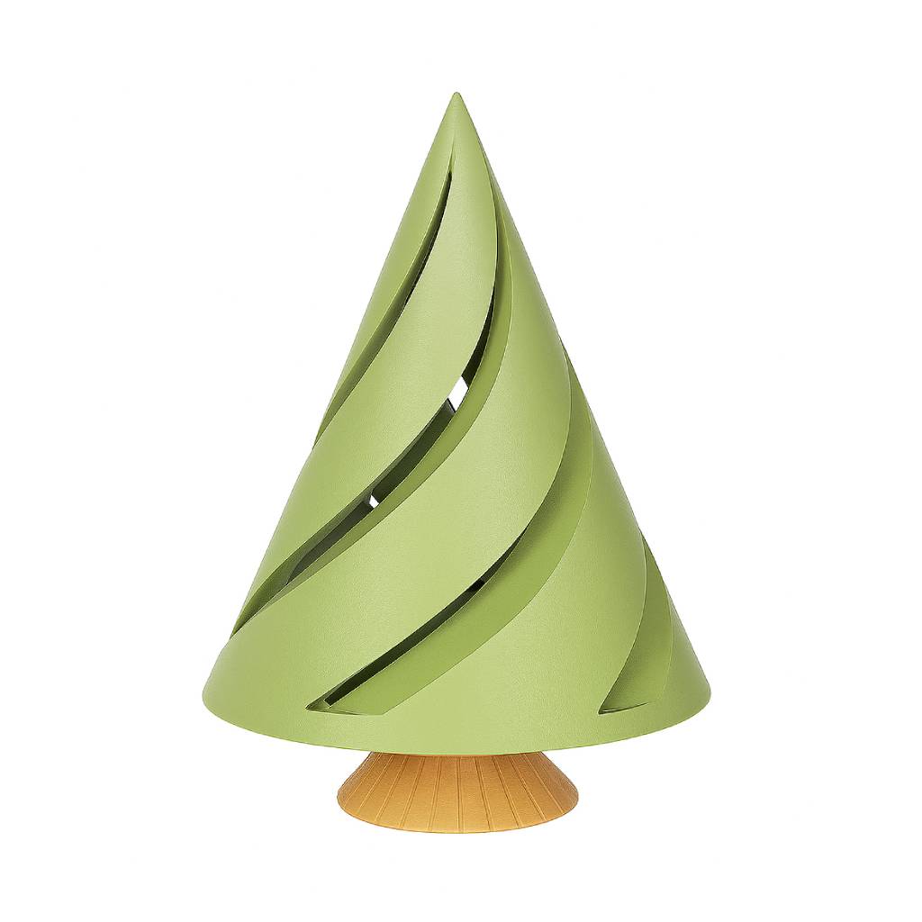 3D-Printed-Christmas-Tree-11.5cm-Handmade 3D Printed Christmas Tree 11.5cm - Handmade - Image 1