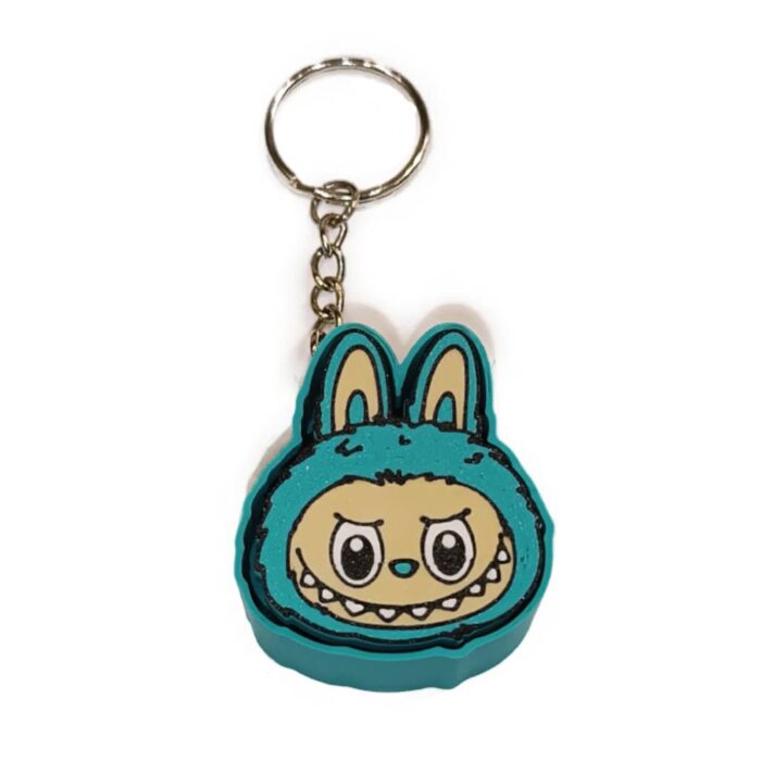 3D Printed LaBu Clicker KeyChain - Handmade - Image 1