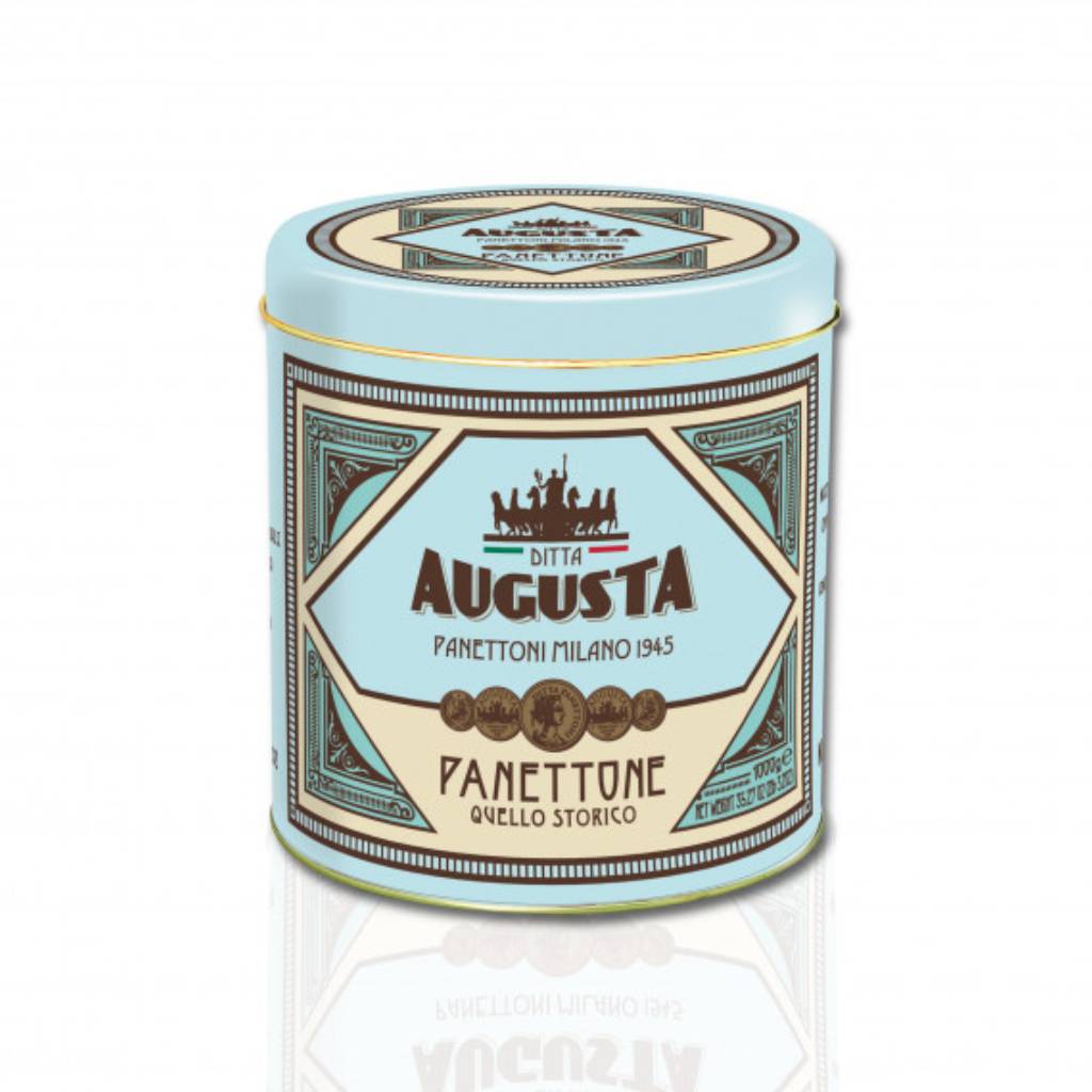 Augusta-Panettone-Classic-Metal-Tin-100gr Augusta Panettone Classic Metal Tin 100gr - Image 1