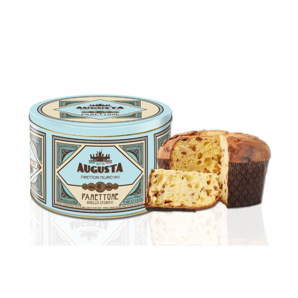 Augusta-Panettone-Classic-Metal-Tin-750gr Augusta Panettone Classic Metal Tin 750gr - Image 1