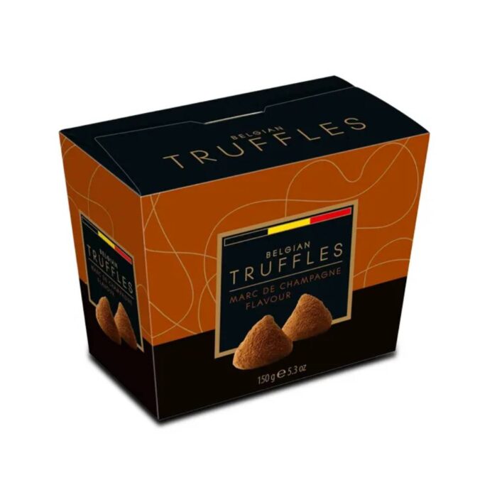 Belgotruff Truffles Marc De Champagne 150gr - Box 12τμχ - Image 1