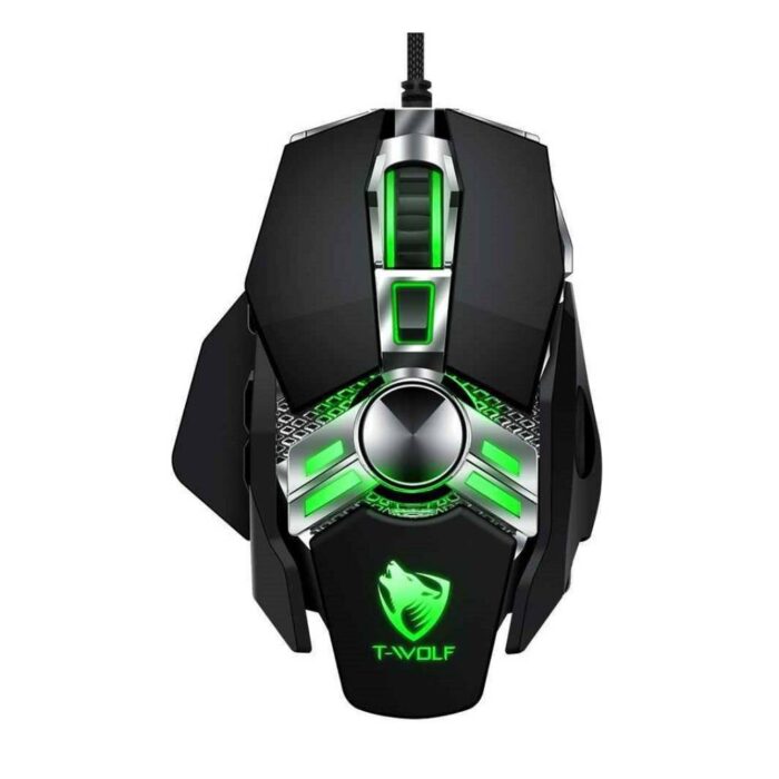 Ενσύρματο Gaming Mouse Thunder Wolf V10 - Μαύρο - Image 1