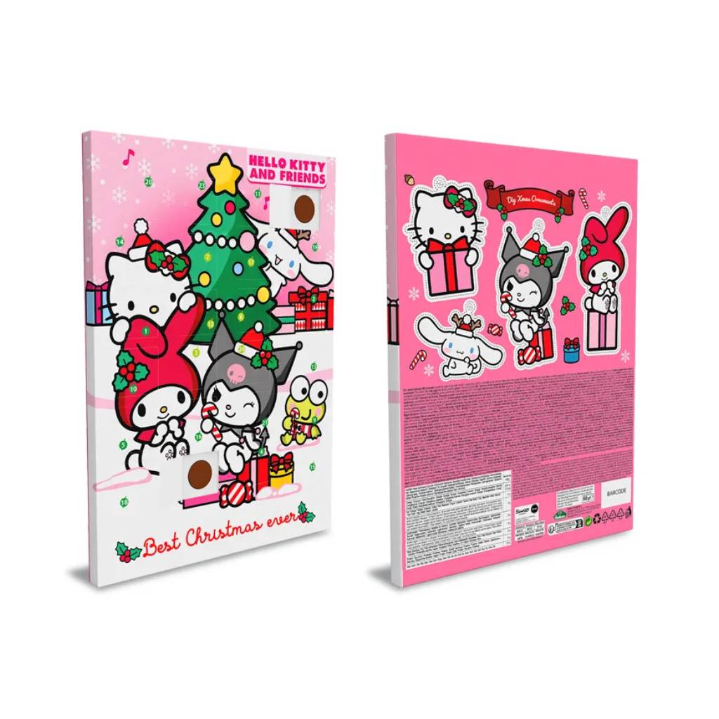 Hello Kitty n Friends Calendar 50gr (2) Hello Kitty & Friends Calendar 50gr - Box 24τμχ - Image 2
