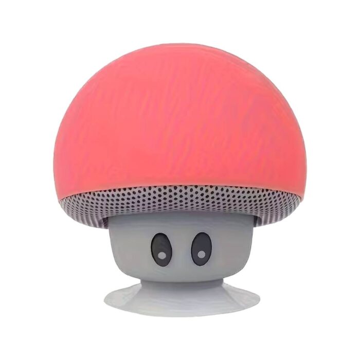 Mini Wirless Speaker Mushroom - Red - Image 1