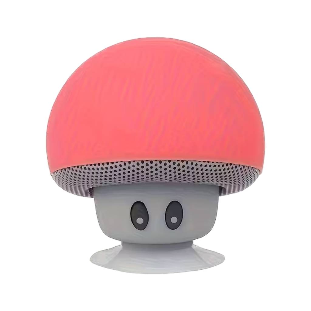 Mini-Wirless-Speaker-Mushroom-Red Mini Wirless Speaker Mushroom - Red - Image 1