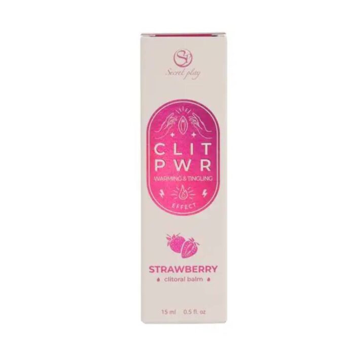 Secretplay CLIT PWR Φράουλα 15ml – Διεγερτικό Balm - Image 2