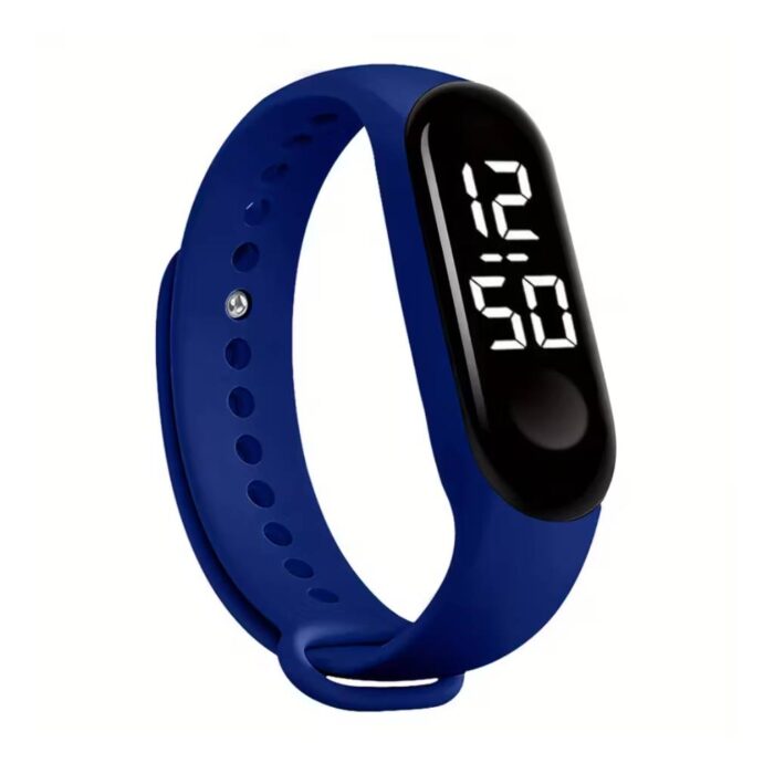 Smartwatch Led Λουράκι Σιλικόνης Blue - Image 1