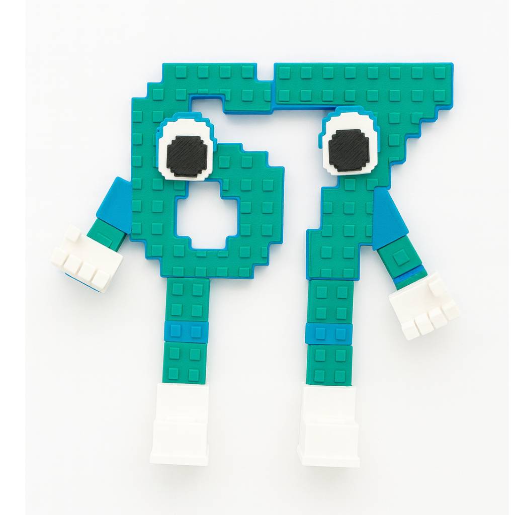 3D-Printed-67-Steal-Brainrot-Handmade 3D Printed 67 Steal Brainrot - Handmade - Image 1