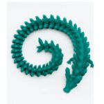 3D Printed Dragon Turquoise - Handmade - Image 2