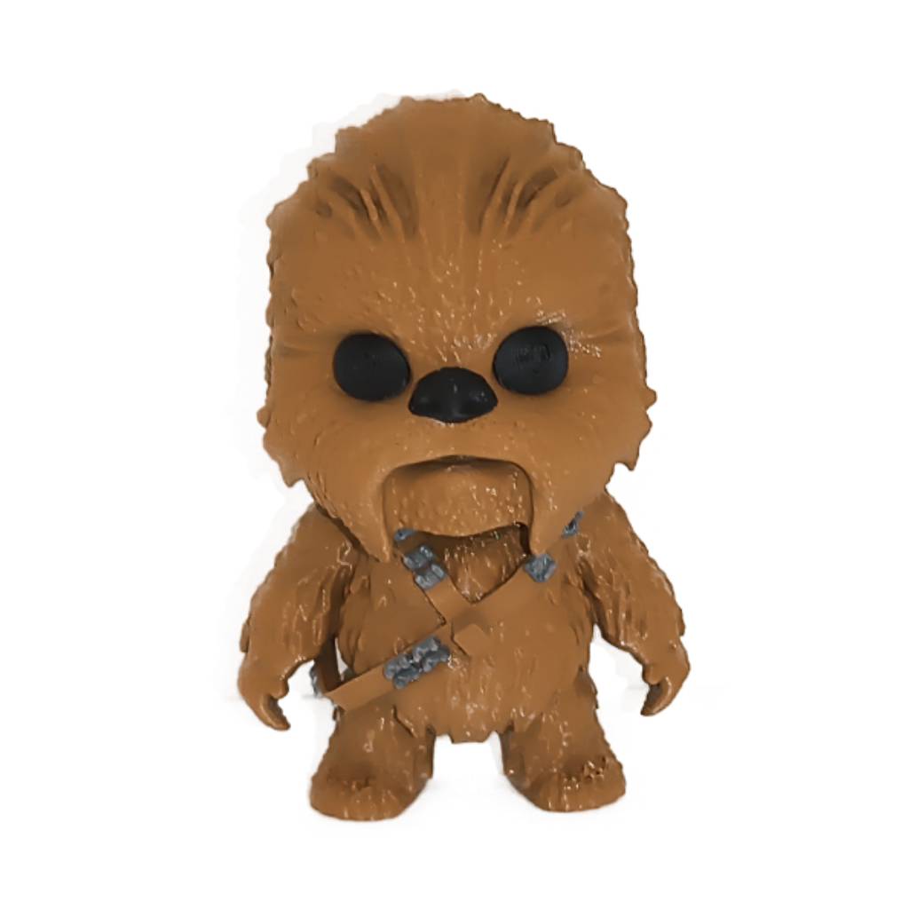 3D-Printed-Mini-Starwars-Chewbaca-Handmade 3D Printed Mini Starwars Chewbaca - Handmade - Image 1