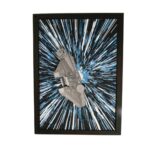 3D Printed Star Wars Millennium Falcon Comic Cover Pop Out - Handmade