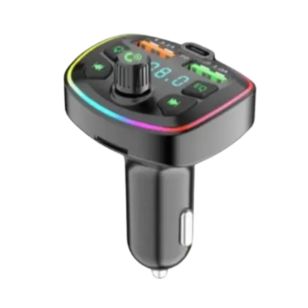 FM-Transmitter-Q7-Bluetooth-Car-Charger FM Transmitter Αυτοκινήτου Q7 Bluetooth Car Charger - Image 1