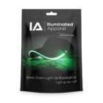 Illuminated Led Light Up Baseball Cap Black-Electric Green