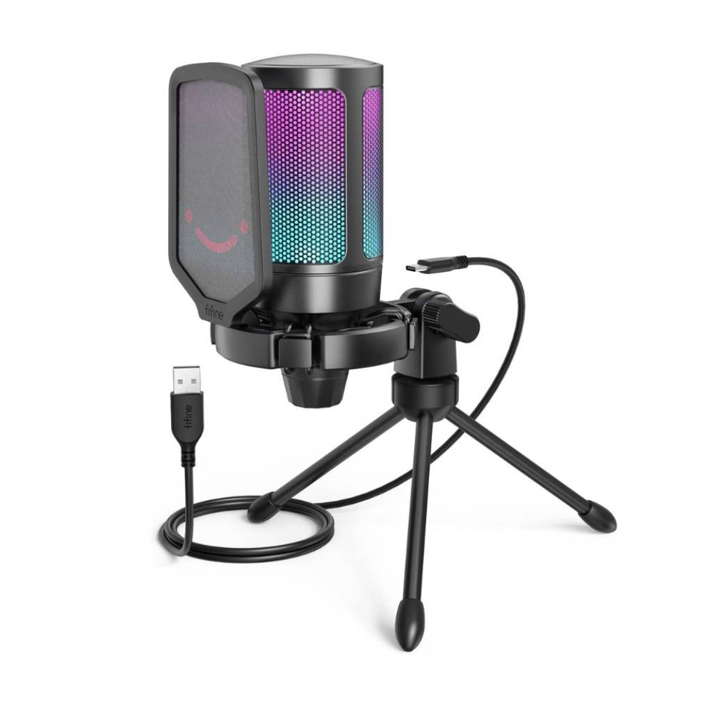 Microphone-USB Μικρόφωνο USB Για PC/ Smartphone/ Mac/ Playstation 5 - Image 1
