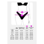 Μαύρο String Με T-Back Stras - No Xs-S - Image 5