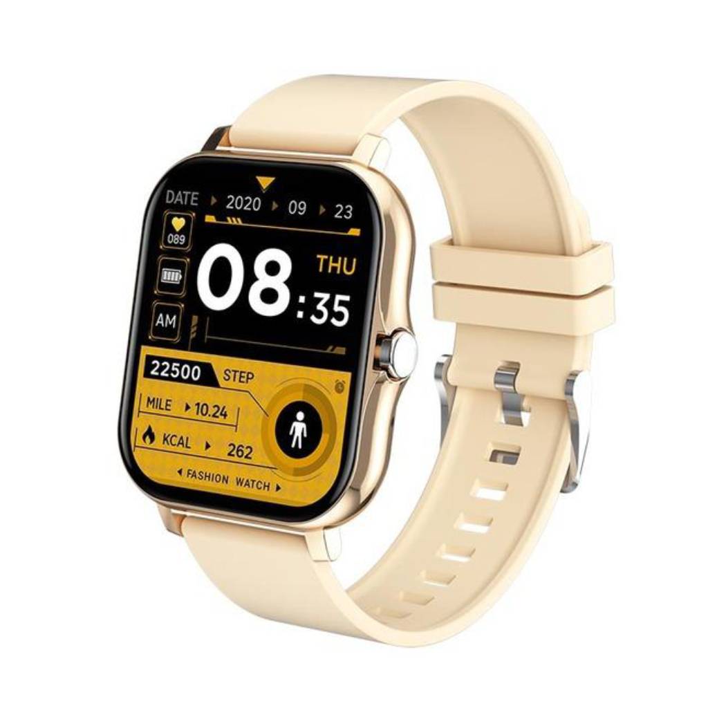 Smartwatch - othoni afis 1.83_ - Golden Smartwatch - Οθόνη Αφής 1.83" - Golden - Image 1