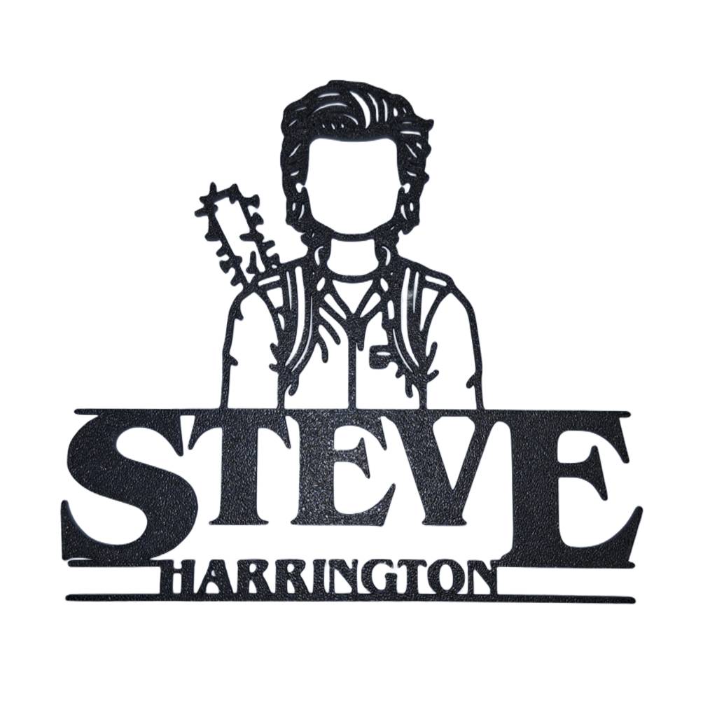 3D-Printed-stranger-steve 3D Printed Stranger Things - Steve 17x15.5cm - Handmade - Image 1