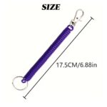 Μπρελοκ Χρωματιστό Ελατήριο με Γάτζο 21cm - Image 5