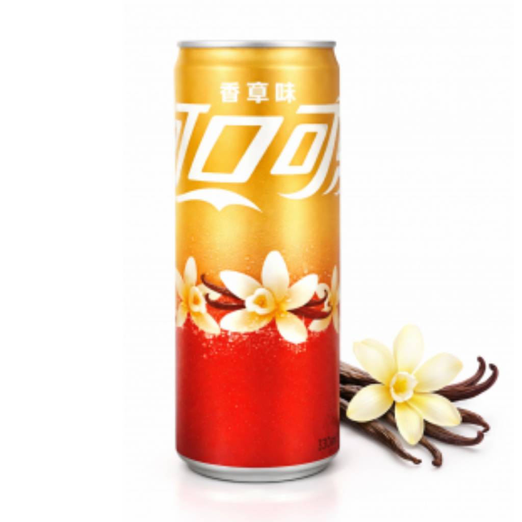 Coca-Cola-Vanilla-China-330ml *Coca Cola Vanilla China 330ml - Box 12τμχ - Image 1