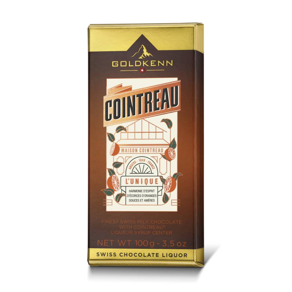 Goldken-Choco-Cointreau-100gr Goldkenn Choco Cointreau 100gr - Box 10τμχ - Image 1