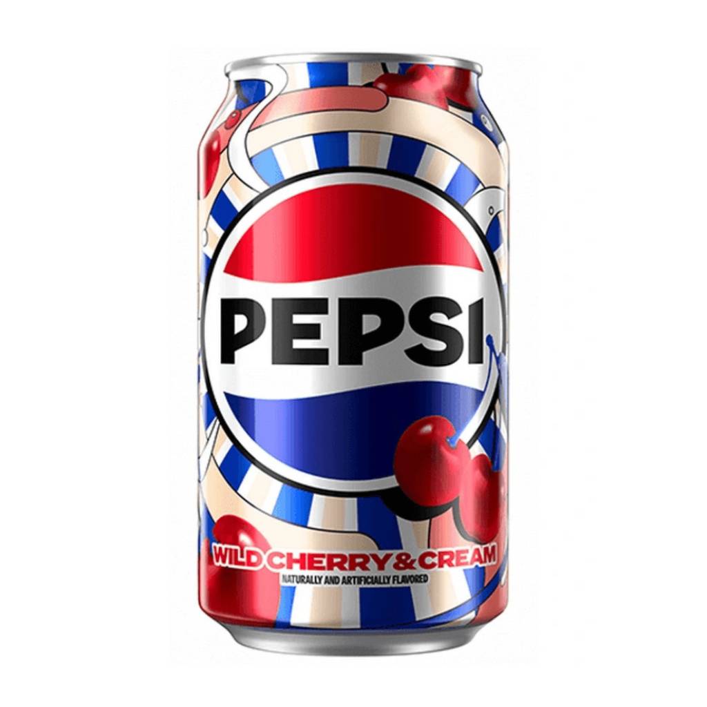 Pepsi-Wild-Cherry-Cream-355ml *Pepsi Wild Cherry & Cream 355ml - Box 12τμχ - Image 1