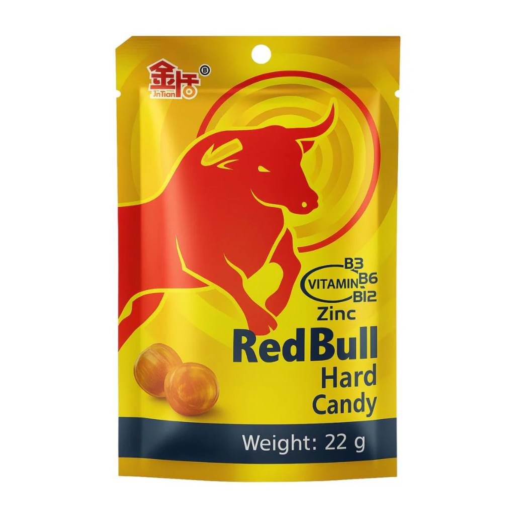 Red-Bull-Hard-Candy-22gr *Red Bull Hard Candy 22gr - Box 20τμχ - Image 1