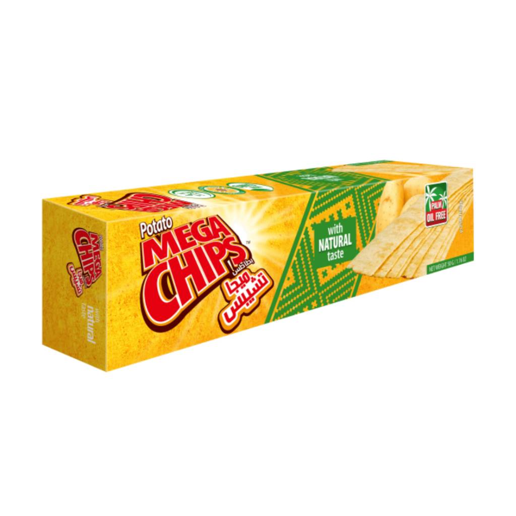Mega Chips Naturals With Salt 50gr Mega Chips Naturals With Salt 50gr - Image 1