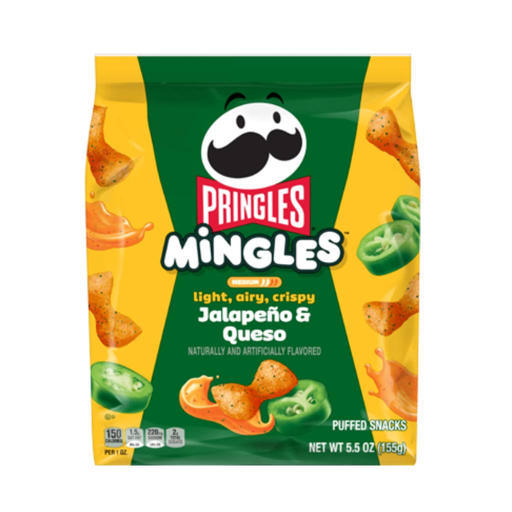 Pringles-Mingles-Jalapeno-Queso-Flavor-56gr *Pringles Mingles Jalapeno Queso Flavor 56gr - BOX 6 TEM - Image 1