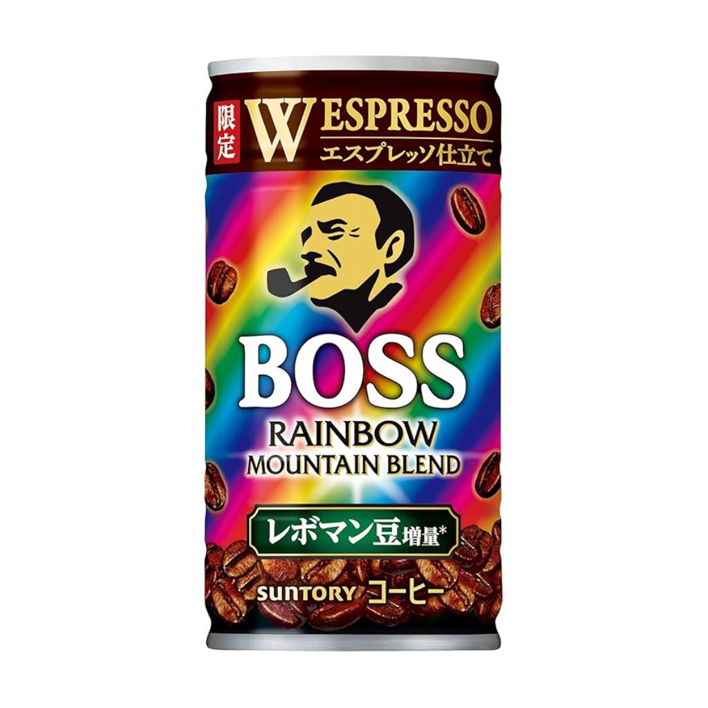 Suntory-Boss-Coffee-Rainbow-Mountain-185ml *Suntory Boss Coffee Rainbow Mountain 185ml - Image 1