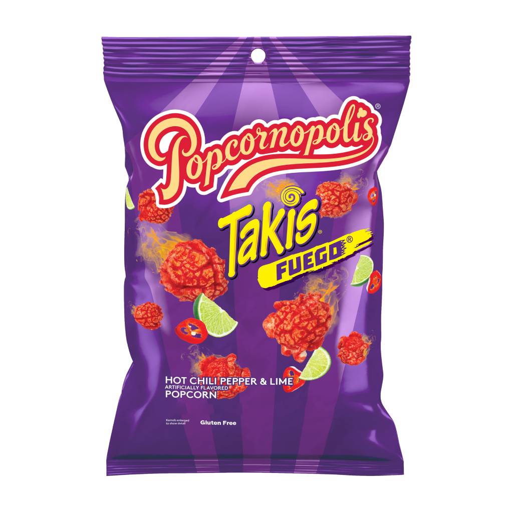 Takis-Popcornopolis-Fuego-28gr *Takis Popcornopolis Fuego 28gr - Box 30τμχ - Image 1