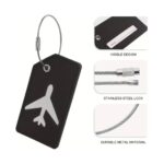 OEM Πολύχρωμη Ετικέτα Βαλίτσας Ταξιδιού Με Σχέδιο Αεροπλάνο - Image 4