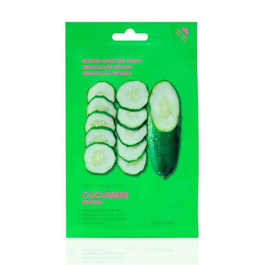 Holika-Holika-Pure-Essence-Mask-Sheet-Cucumber-23 Ks-Holika Holika Pure Essence Mask Sheet Cucumber 23ml - Image 1