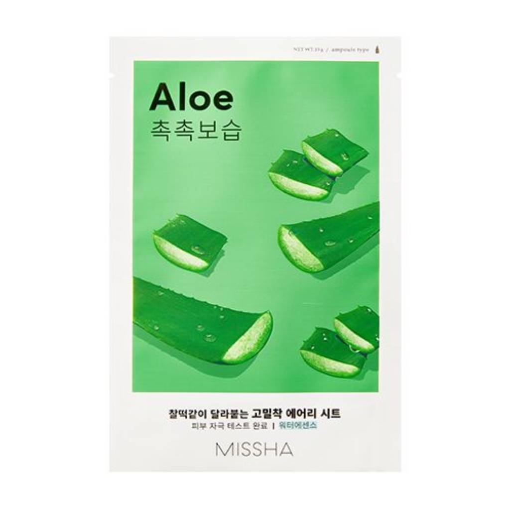 Missha-Airy-Fit-Aloe-Sheet-Mask-19gr Missha Airy Fit Aloe Sheet Mask 19gr - Image 1