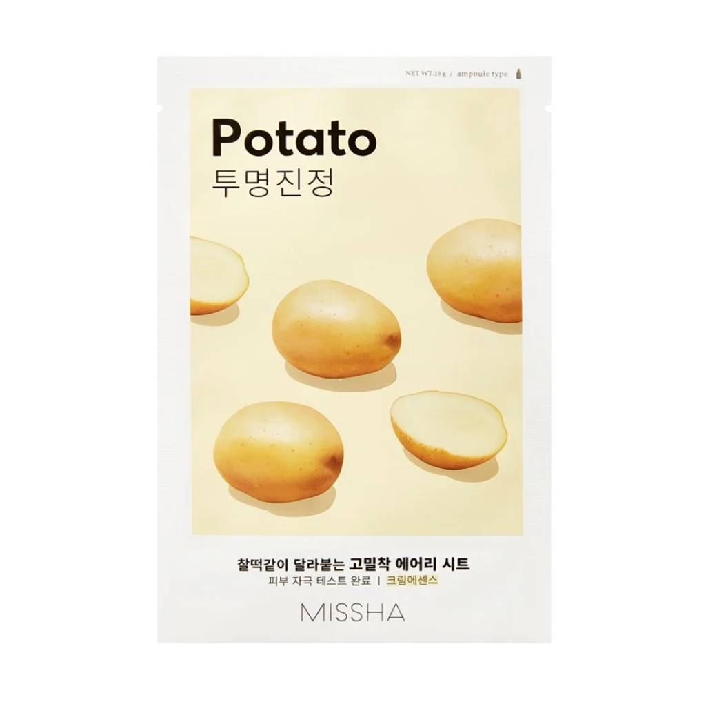 Missha-Airy-Fit-Sheet-Mask-Potato-19gr Ks-Missha Airy Fit Sheet Mask Potato 19gr - Image 1