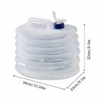 OEM Μεγάλης Χωρητικότητας Διπλωμένο Δοχείο Νερού 10lt - Image 2