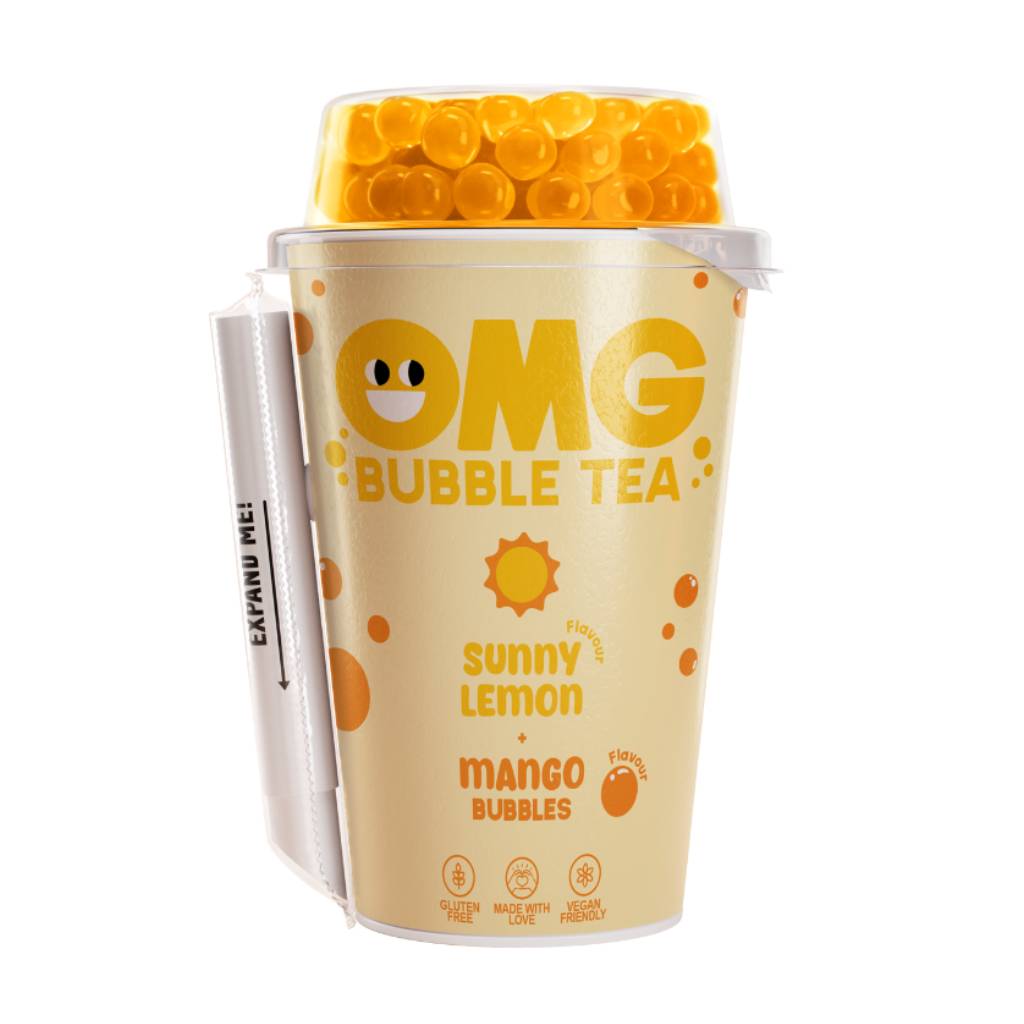 OMG-Bubble-Tea-Lemon-Flavor-270ml OMG Bubble Tea Lemon Flavor 270ml - Box 10τμχ - Image 1