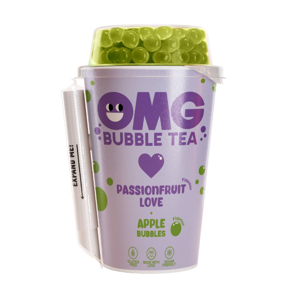 OMG-Bubble-Tea-Passion-Fruit-Flavor-270ml OMG Bubble Tea Passion Fruit Flavor 270ml - Box 10τμχ - Image 1