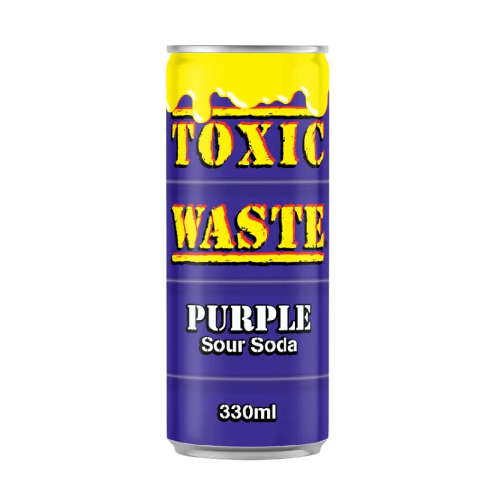 Toxic-Waste-Purple-Sour-Soda-330ml Toxic Waste Purple Sour Soda 330ml - Image 1