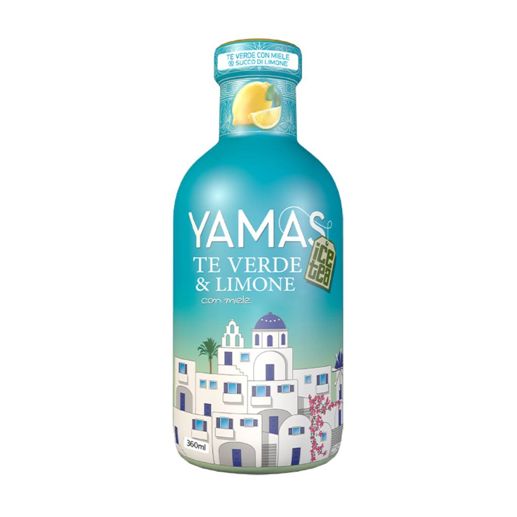 Yamas-Green-Tea-With-Lemon-Honey-360ml Yamas Green Tea With Lemon & Honey 360ml - Image 1