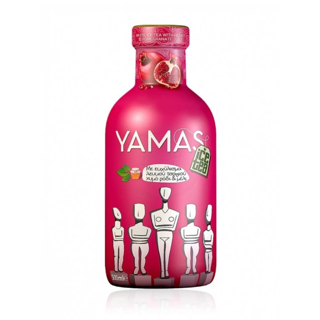 Yamas-White-Tea-With-Pomegranate-Honey-360ml Yamas White Tea With Pomegranate & Honey 360ml - Image 1